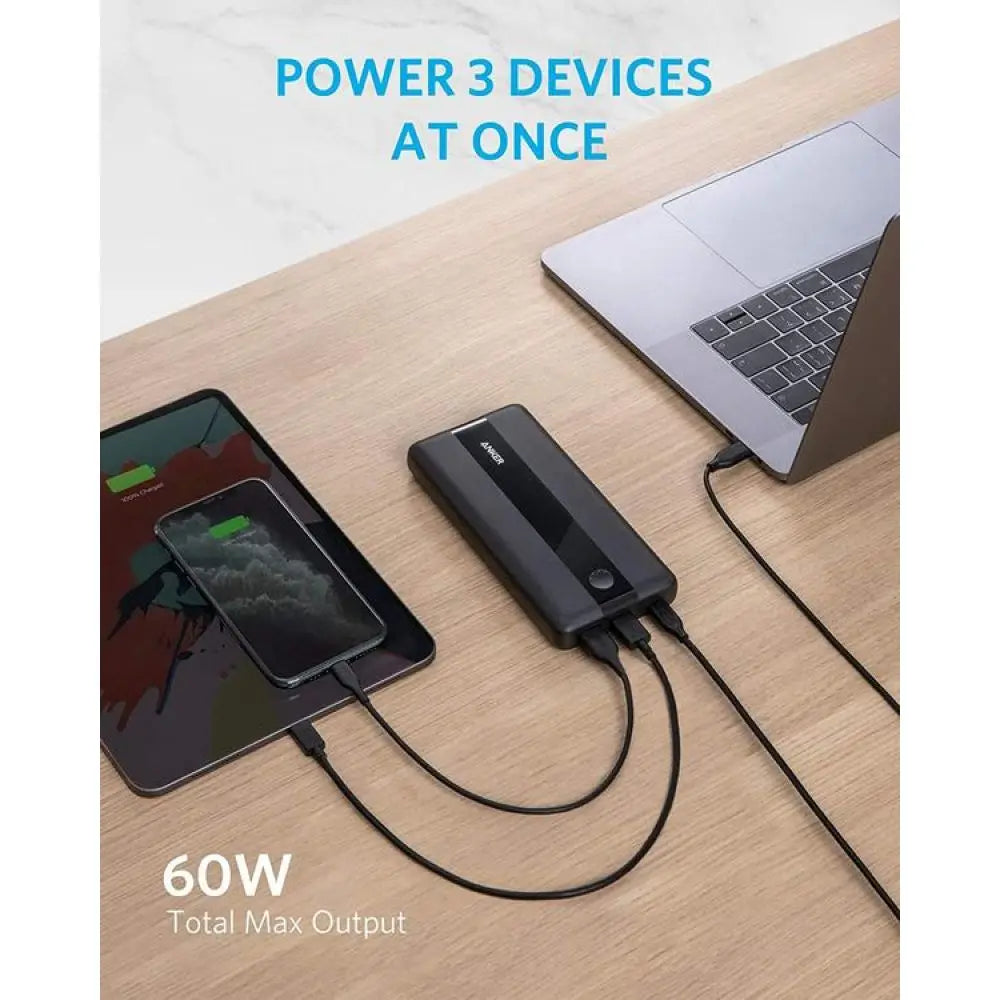 Anker Power Core III 19000mAh 60W Portable Laptop Charger with PD - A1284H11 Anker Power Core III 19000mAh 60W Portable Laptop Charger with PD - A1284H11